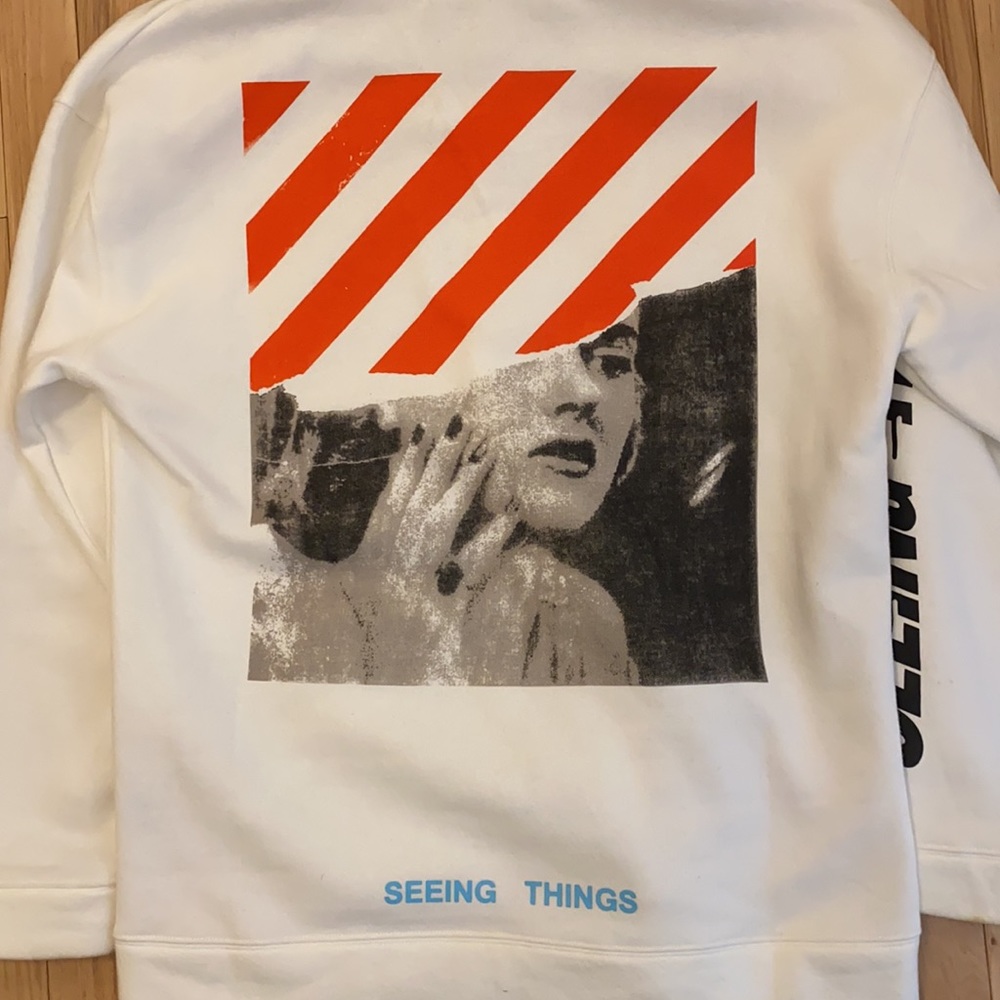 OFF WHITE Seeing Things Marilyn Monroe Hoodie